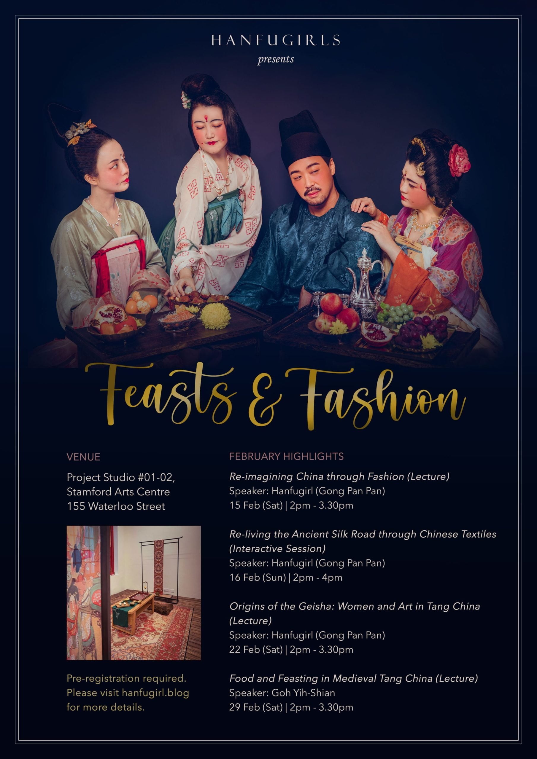Feb with Hanfugirls: Feasts & Fashion