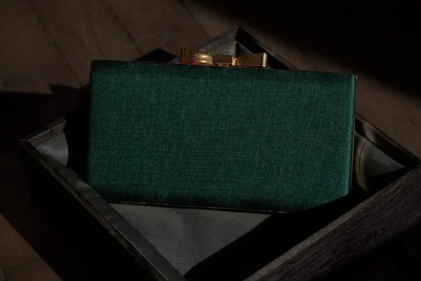 Pearls of Emerald Spring Clutch