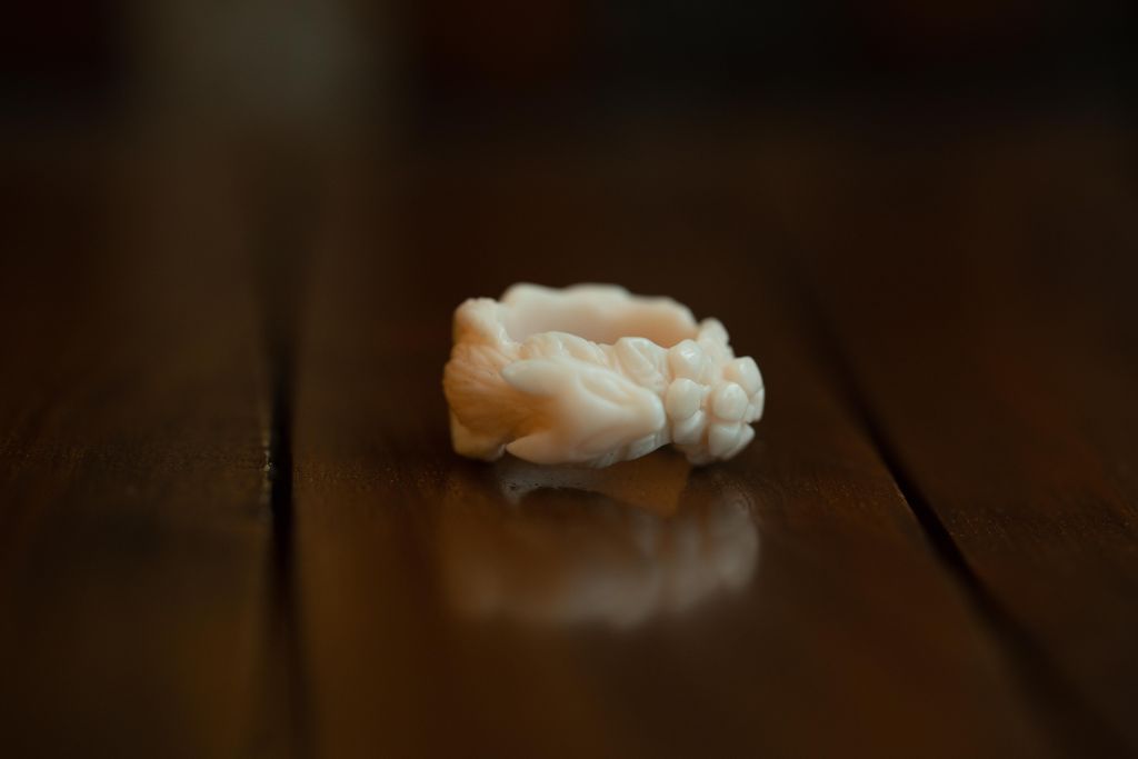 "Spirit of Serenity" Carbonated Jade Fox Ring