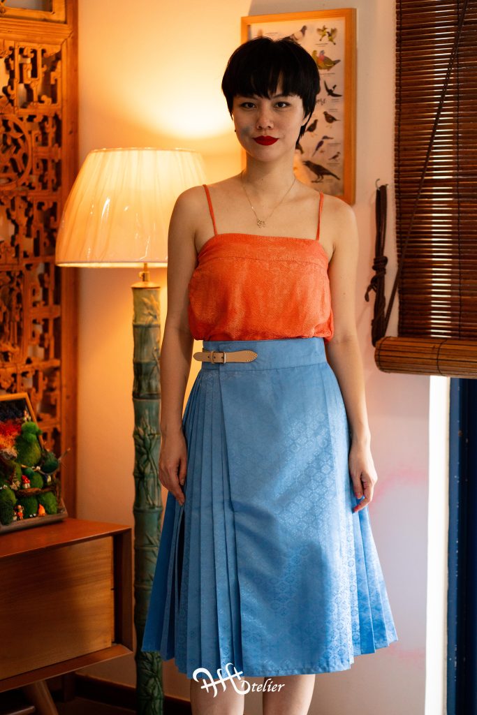 Skyveil Mamian Skirt—Tang-Song Damask Edition